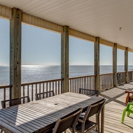 Marisol - Pet Friendly And Gulf Front! Enjoy The Large Deck With Amazing Views! Home Dauphin Island Kültér fotó