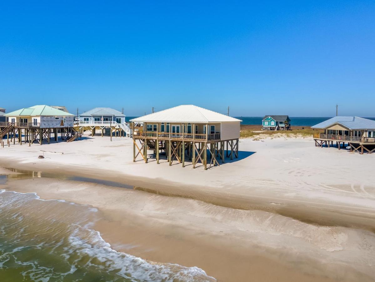 Marisol - Pet Friendly And Gulf Front! Enjoy The Large Deck With Amazing Views! Home Dauphin Island Kültér fotó
